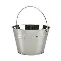 25cm Stainless Steel Serving Bucket